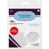 Scrapbook Adhesives 3D Foam Squares White Small (01612)