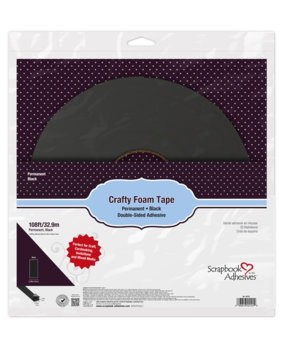 Scrapbook Adhesives Crafty Foam Tape Black (32,9m) (02101) Scrapbook Adhesives Crafty Foam Tape Black (32,9m) (02101)