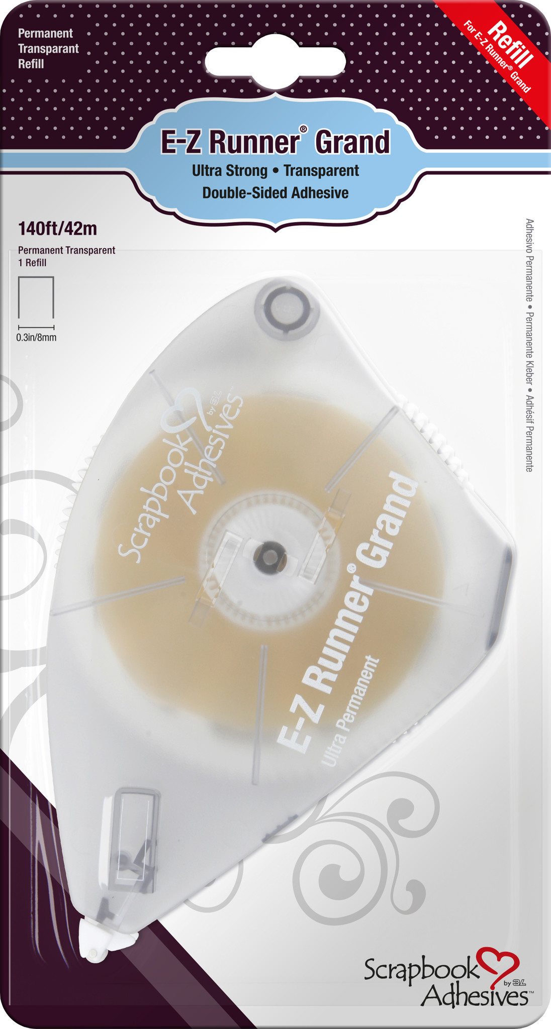 Scrapbook Adhesives EZ Runner Grand Ultra Strong Refill (01253) Paperpads.nl