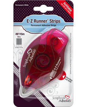 Scrapbook Adhesives E-Z Runner Permanent Strips Refillable Dispenser (01200) Scrapbook Adhesives E-Z Runner Permanent Strips Refillable Dispenser (01200)