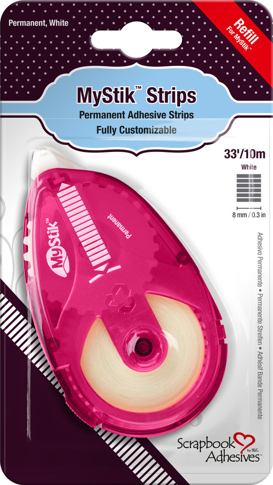 Scrapbook Adhesives MyStik Permanent Strips Refill (01655) Scrapbook Adhesives MyStik Permanent Strips Refill (01655)