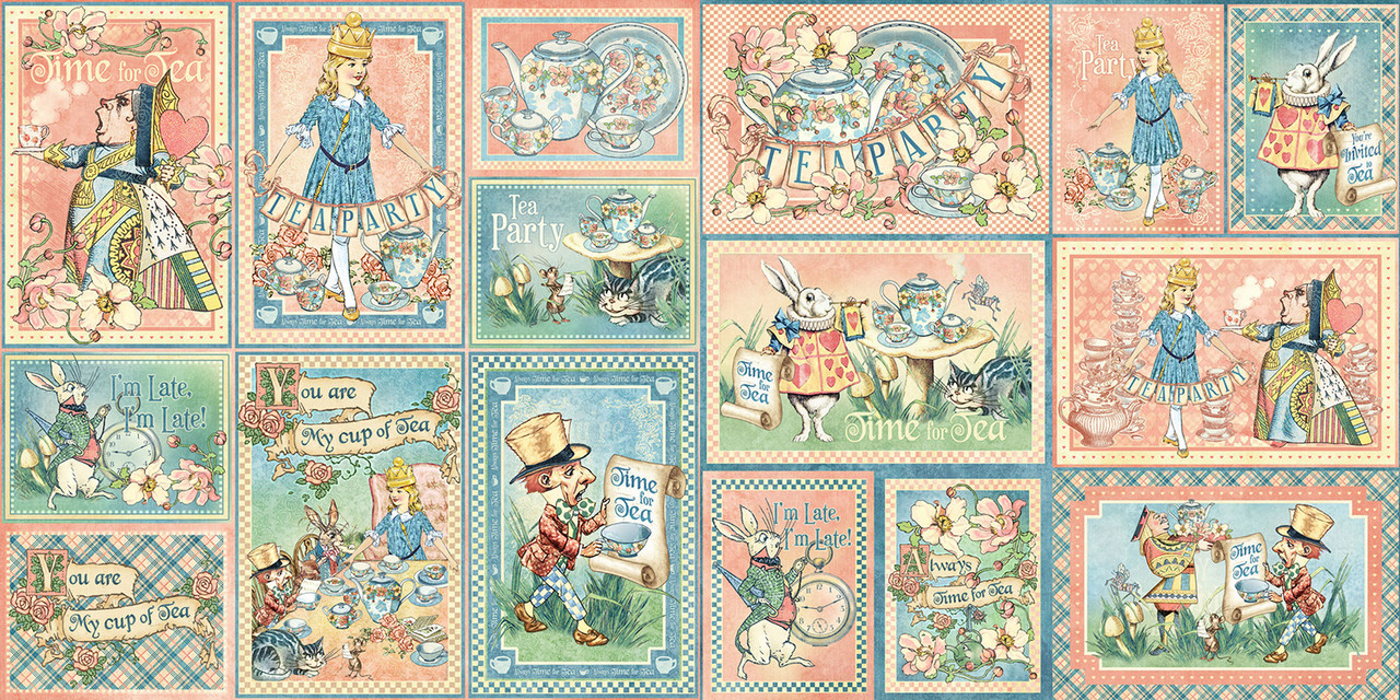 Graphic 45 Alice's Tea Party Journaling Cards (4502363) Graphic 45 Alice's Tea Party Journaling Cards (4502363)