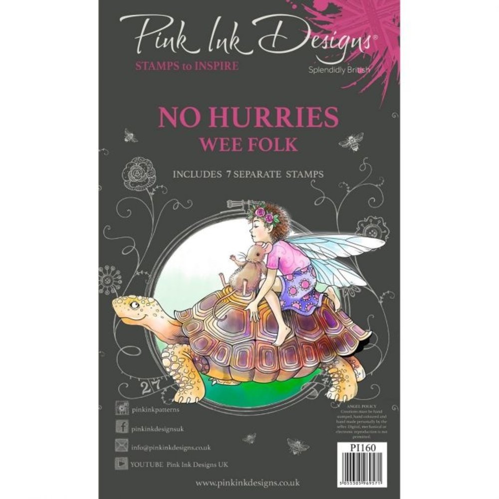 Pink Ink Designs No Hurries A6 Clear Stamp Set (PI160) Pink Ink Designs No Hurries A6 Clear Stamp Set (PI160)