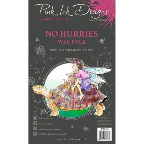 Pink Ink Designs No Hurries A6 Clear Stamp Set (PI160) Pink Ink Designs No Hurries A6 Clear Stamp Set (PI160)