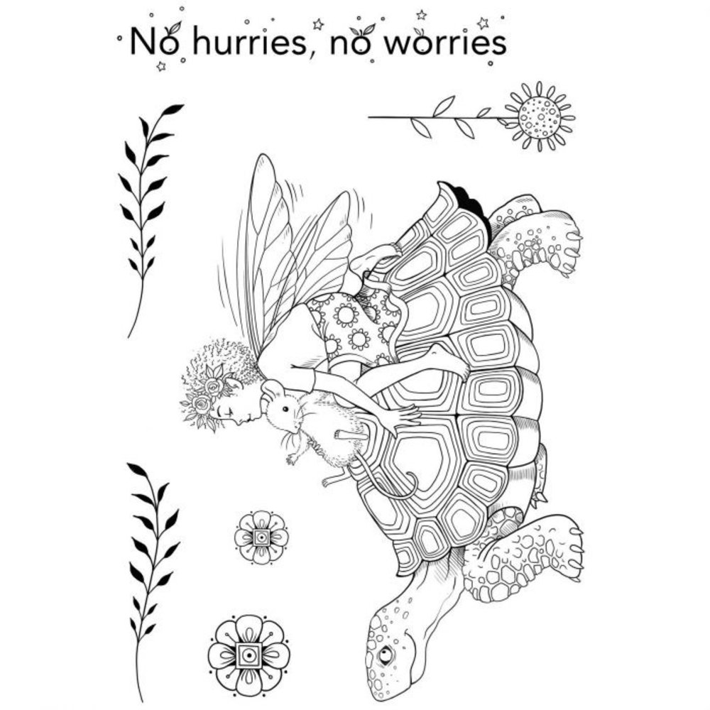 Pink Ink Designs No Hurries A6 Clear Stamp Set (PI160) Pink Ink Designs No Hurries A6 Clear Stamp Set (PI160)