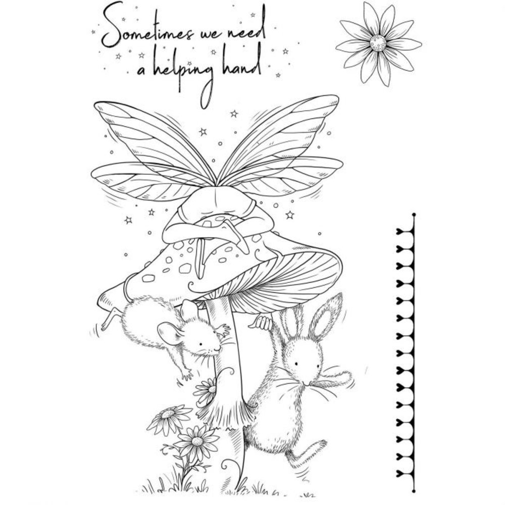 Pink Ink Designs Oops a Daisy A6 Clear Stamp Set (PI162)