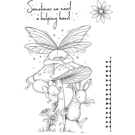 Pink Ink Designs Oops a Daisy A6 Clear Stamp Set (PI162)