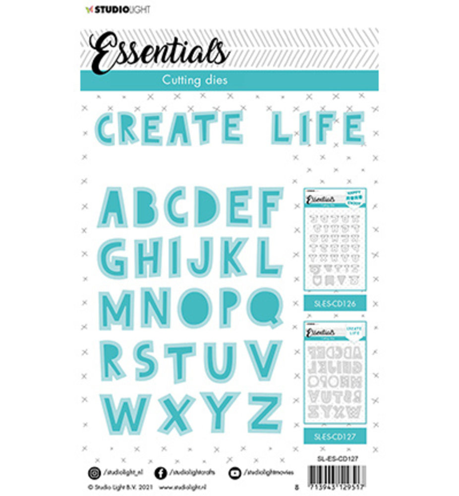 Studio Light Essentials Snijmal Quirky Blok Alphabet (SL-ES-CD127)