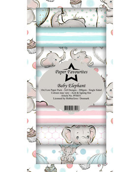 Paper Favourites Baby Elephant Slimline Paper Pack (PFS031) Paper Favourites Baby Elephant Slimline Paper Pack (PFS031)