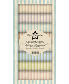 Paper Favourites Distressed Stripes I Slimline Paper Pack (PFS033) Paper Favourites Distressed Stripes I Slimline Paper Pack (PFS033)