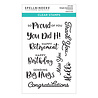 Spellbinders Simple Sentiments Clear Stamp (STP-054) Spellbinders Simple Sentiments Clear Stamp (STP-054)