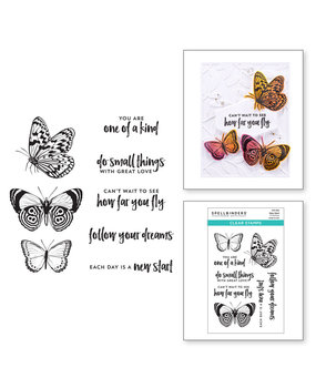 Spellbinders New Start Clear Stamp (STP-055)