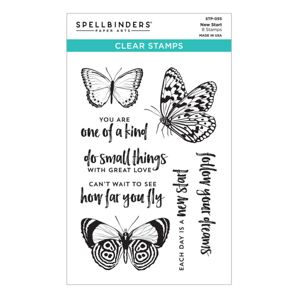 Spellbinders New Start Clear Stamp (STP-055) Spellbinders New Start Clear Stamp (STP-055)