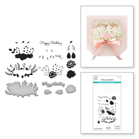 Spellbinders Lyrical Layered Florals Stamp & Die Set (SDS-170) Spellbinders Lyrical Layered Florals Stamp & Die Set (SDS-170)