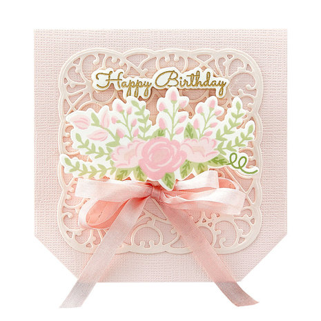 Spellbinders Lyrical Layered Florals Stamp & Die Set (SDS-170) Spellbinders Lyrical Layered Florals Stamp & Die Set (SDS-170)