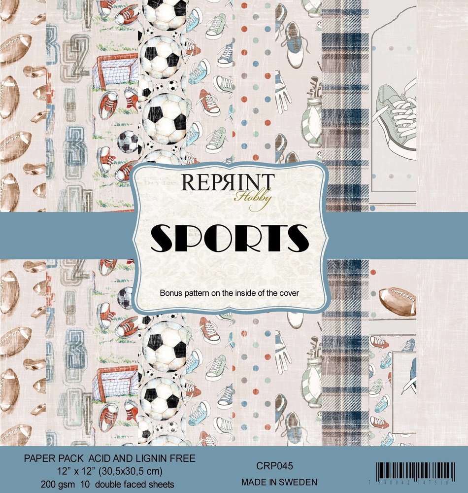 Reprint Sports 12x12 Inch Paper Pack (CRP045) Reprint Sports 12x12 Inch Paper Pack (CRP045)