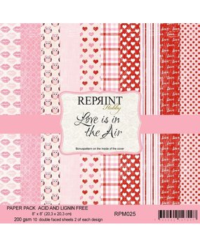 Reprint Love is in the Air 8x8 Inch Paper Pack (RPM025)
