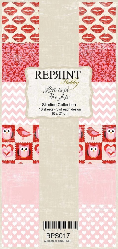 Reprint Love is in the Air Slimline Paper Pack (RPS017) Reprint Love is in the Air Slimline Paper Pack (RPS017)