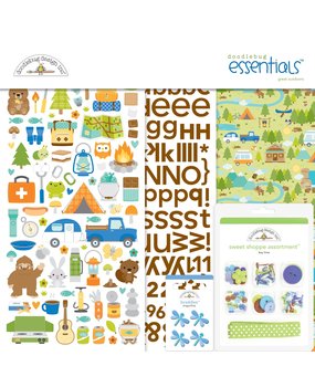 Doodlebug Design Inc. Great Outdoors 12x12 Inch Essentials Kit (7496) Doodlebug Design Inc. Great Outdoors 12x12 Inch Essentials Kit (7496)