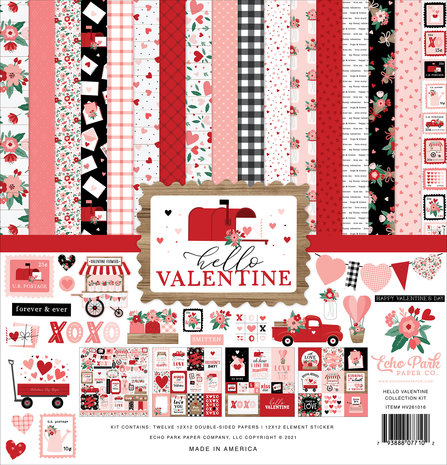 Echo Park Hello Valentine 12x12 Inch Collection Kit (HV261016) Echo Park Hello Valentine 12x12 Inch Collection Kit (HV261016)