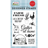 Carta Bella Farmhouse Living Farm Fresh Clear Stamps (CBLIV145040)