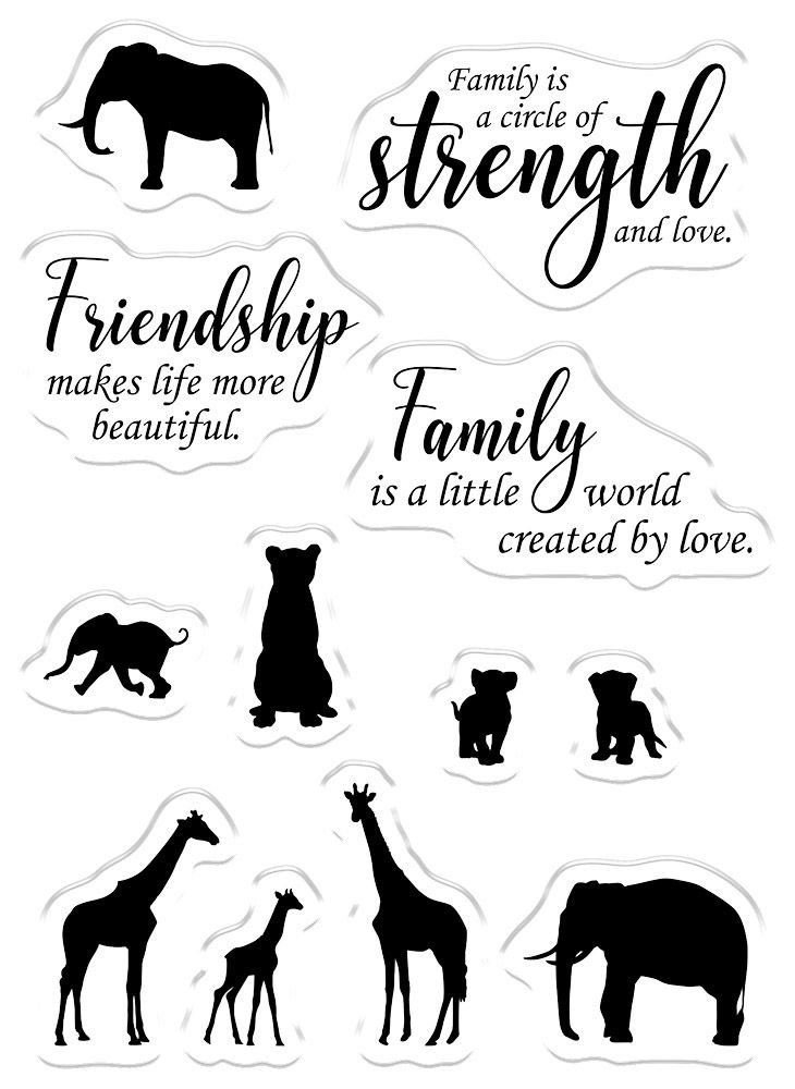 Crafter's Companion Silhouette Strength and Love Stamp & Stencil (CC-STP-STEN-STAL) Crafter's Companion Silhouette Strength and Love Stamp & Stencil (CC-STP-STEN-STAL)