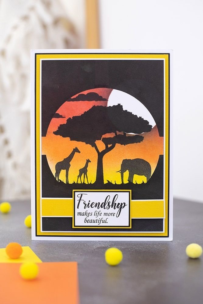 Crafter's Companion Silhouette Strength and Love Stamp & Stencil (CC-STP-STEN-STAL) Crafter's Companion Silhouette Strength and Love Stamp & Stencil (CC-STP-STEN-STAL)