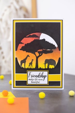 Crafter's Companion Silhouette Strength and Love Stamp & Stencil (CC-STP-STEN-STAL) Crafter's Companion Silhouette Strength and Love Stamp & Stencil (CC-STP-STEN-STAL)