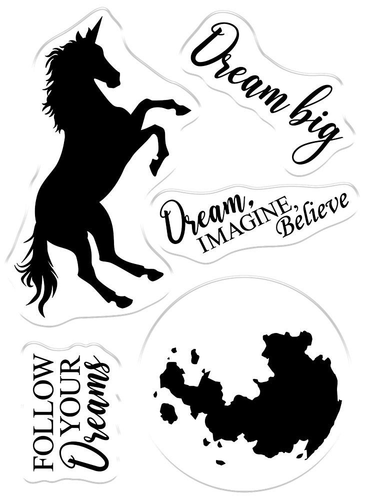 Crafter's Companion Silhouette Follow Your Dreams Stamp & Stencil (CC-STP-STEN-FOYD) Crafter's Companion Silhouette Follow Your Dreams Stamp & Stencil (CC-STP-STEN-FOYD)