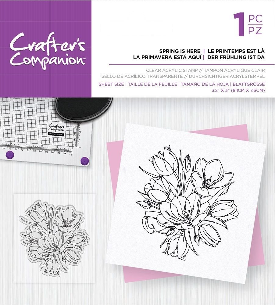 Crafter's Companion Spring is Here Clear Stamps (CC-ST-CA-SPRHE) Crafter's Companion Spring is Here Clear Stamps (CC-ST-CA-SPRHE)