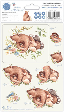 Craft Consortium In The Forest 3D Decoupage Set (CCDPAK010) Craft Consortium In The Forest 3D Decoupage Set (CCDPAK010)
