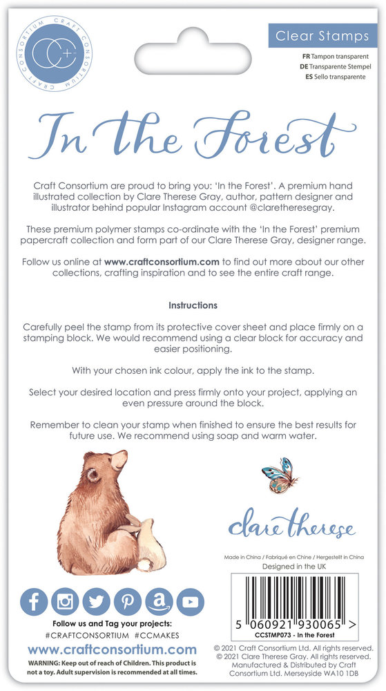 Craft Consortium In The Forest Clear Stamps The Forest (CCSTMP073) Craft Consortium In The Forest Clear Stamps The Forest (CCSTMP073)