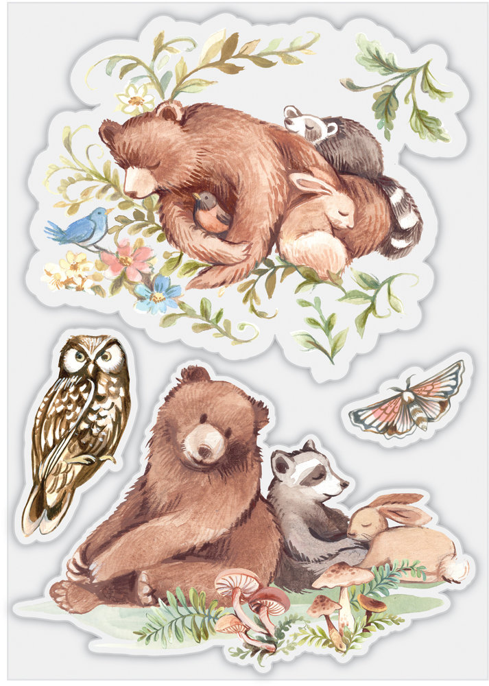 Craft Consortium In The Forest Clear Stamps Friendship (CCSTMP074) Craft Consortium In The Forest Clear Stamps Friendship (CCSTMP074)