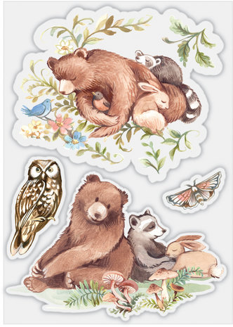 Craft Consortium In The Forest Clear Stamps Friendship (CCSTMP074) Craft Consortium In The Forest Clear Stamps Friendship (CCSTMP074)