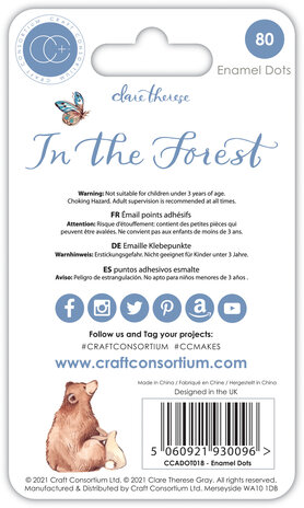 Craft Consortium In The Forest Enamel Dots (CCADOT018) Craft Consortium In The Forest Enamel Dots (CCADOT018)