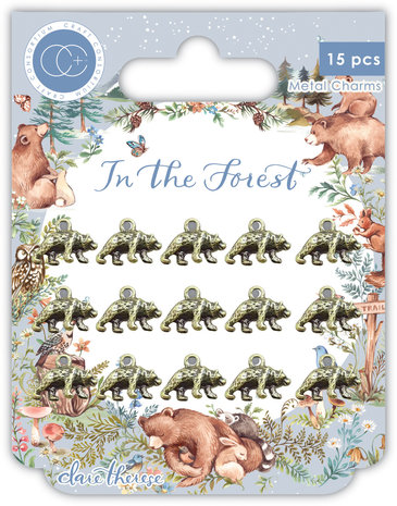 Craft Consortium In The Forest Metal Charms Bear (CCMCHRM030) Craft Consortium In The Forest Metal Charms Bear (CCMCHRM030)