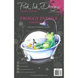 Pink Ink Designs Froggy Paddle A5 Clear Stamp Set (PI153)