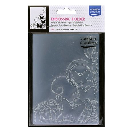 Vaessen Creative Embossing Folder Vlinder (100605-005)