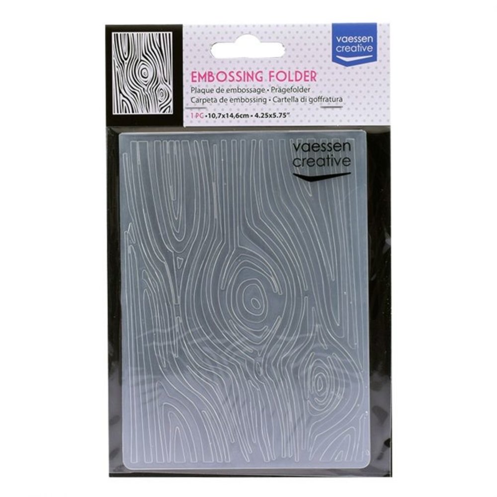 Vaessen Creative Embossing Folder Houtnerf (100605-011)