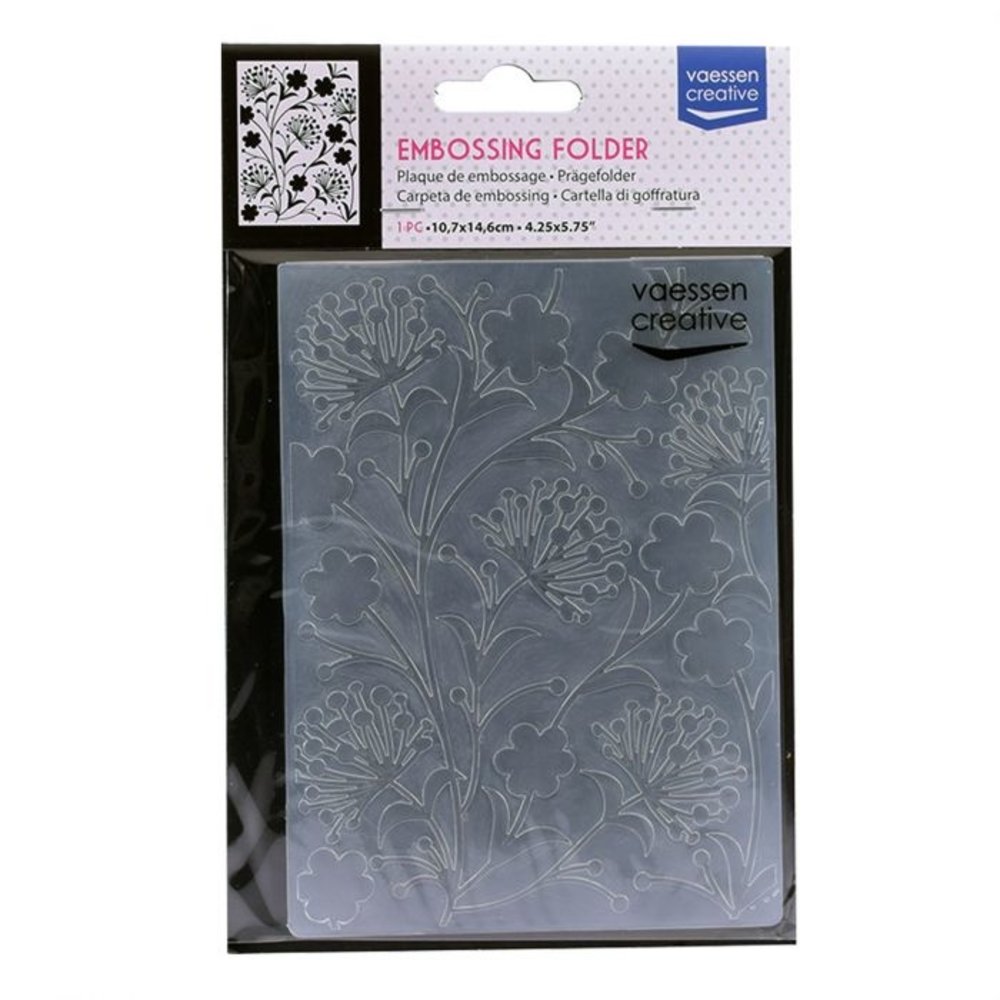 Vaessen Creative Embossing Folder Paardebloem (100605-017) Vaessen Creative Embossing Folder Paardebloem (100605-017)