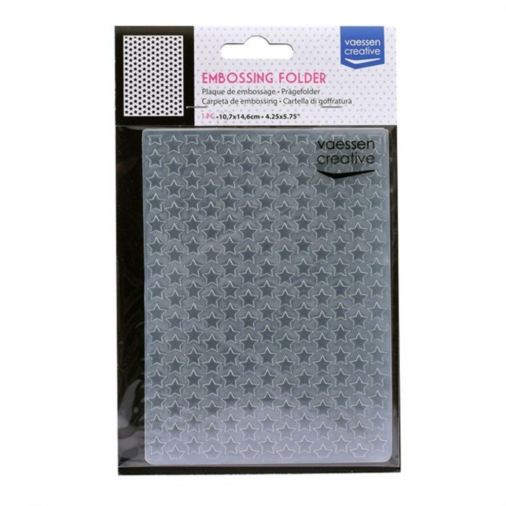 Vaessen Creative Embossing Folder Sterren (100605-021) Vaessen Creative Embossing Folder Sterren (100605-021)
