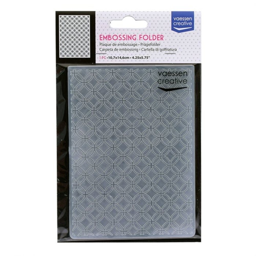 Vaessen Creative Embossing Folder Gelokte Cirkels (100605-027) Vaessen Creative Embossing Folder Gelokte Cirkels (100605-027)