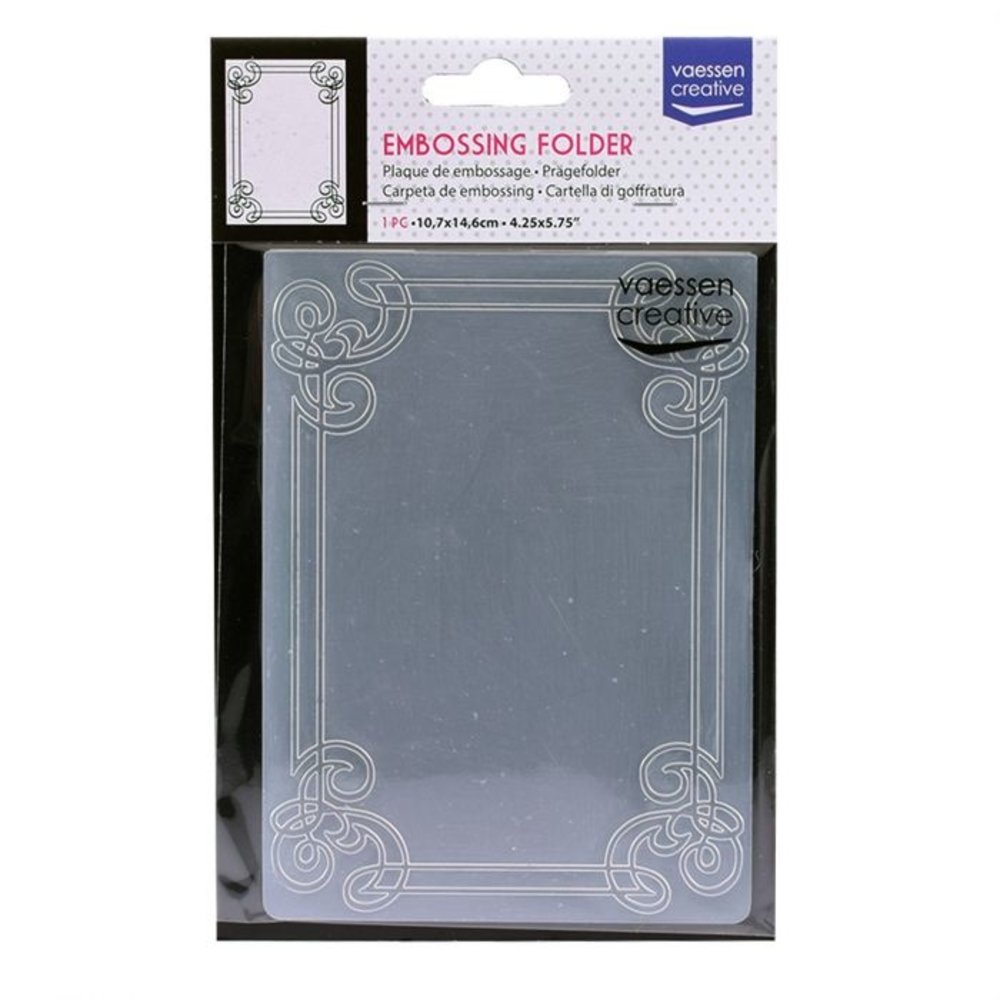 Vaessen Creative Embossing Folder Ornate (100605-036)