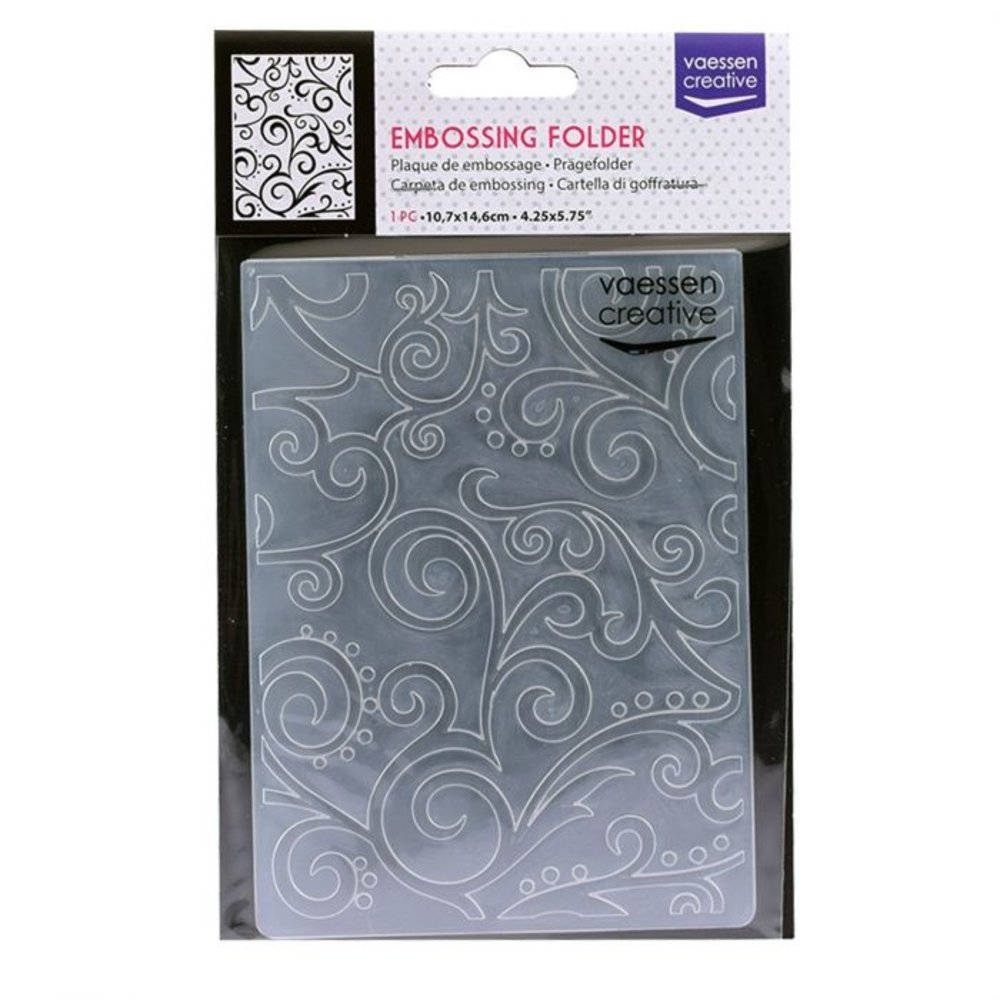 Vaessen Creative Embossing Folder Scroll Achtergrond (100605-040)