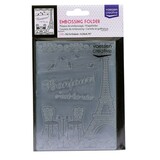 Vaessen Creative Embossing Folder Franse Bistro (100605-041)*
