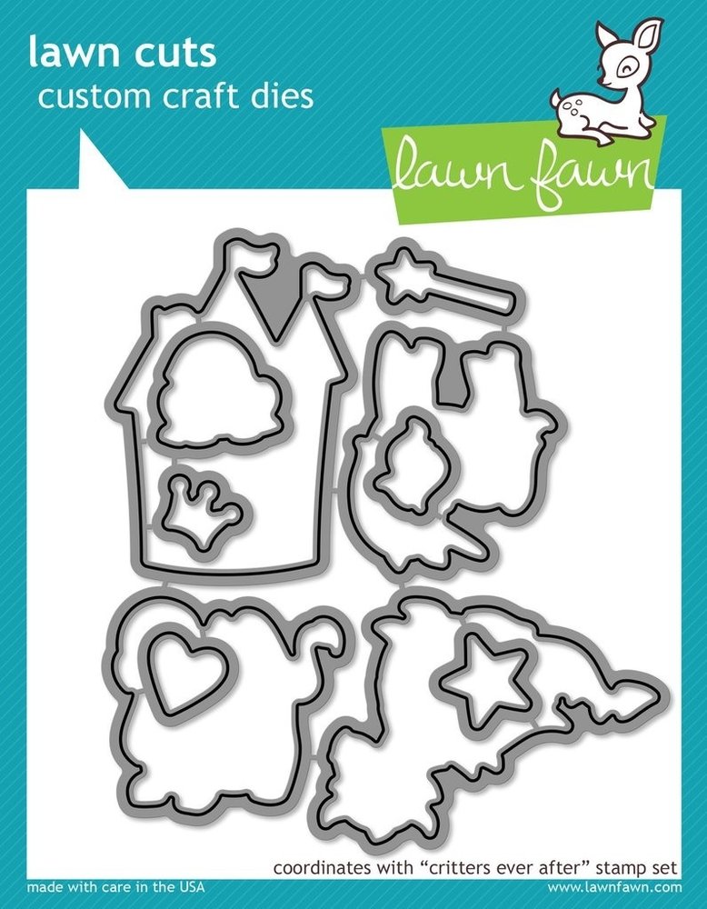 Lawn Fawn Critters Ever After Dies (LF590) Lawn Fawn Critters Ever After Dies (LF590)