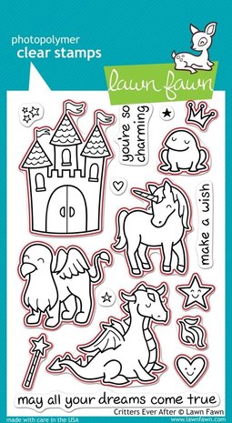 Lawn Fawn Critters Ever After Dies (LF590) Lawn Fawn Critters Ever After Dies (LF590)