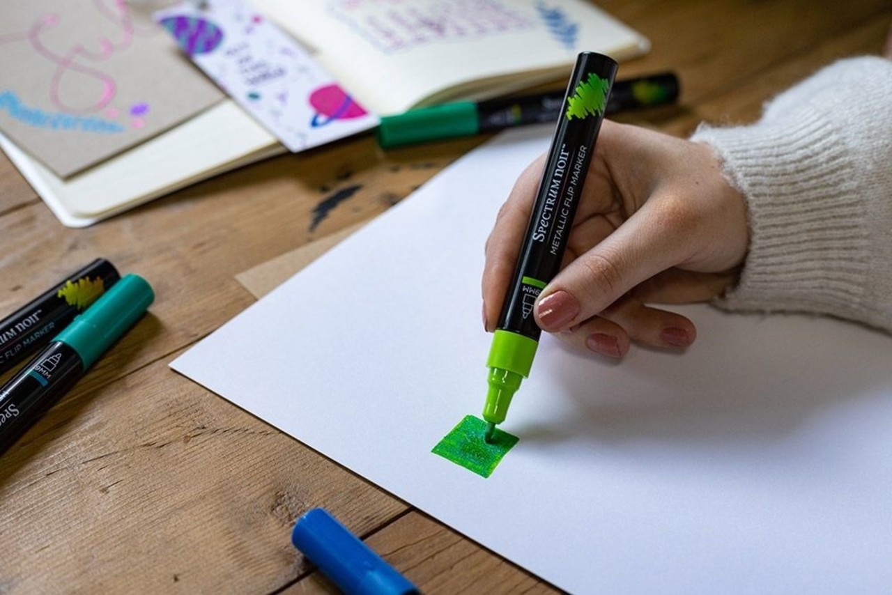 Spectrum Noir Metallic Flip Marker Natural World (SN-MFLI-NWO6)