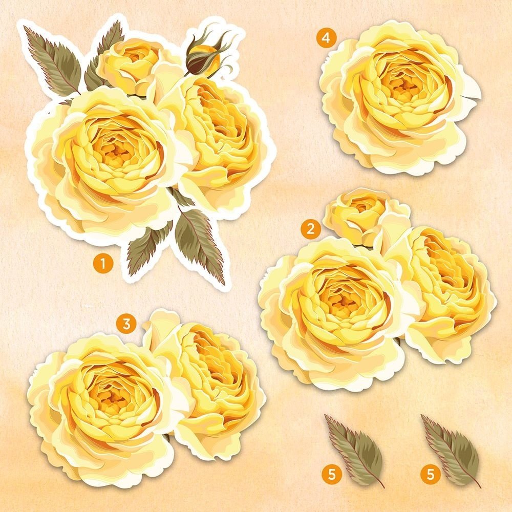 Crafter's Companion Roses in Bloom Die-Cut Decoupage Topper Pad (CC-DTPAD-ROSIB) Crafter's Companion Roses in Bloom Die-Cut Decoupage Topper Pad (CC-DTPAD-ROSIB)
