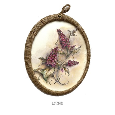 Pink Ink Designs Luscious Lilac A5 Clear Stamp (PI096)